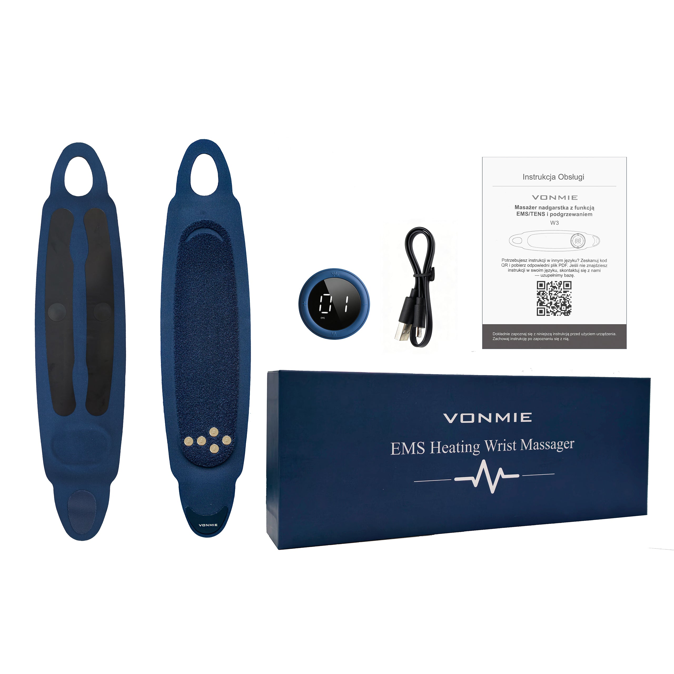 VONMIE W3 - EMS/TENS na nadgarstek